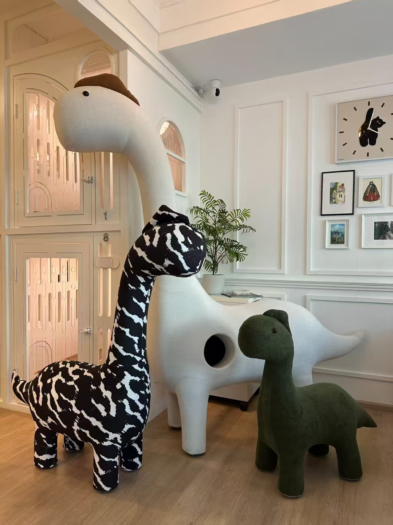 2 Meters Giant Dinosaur with Cat Nest-Pet Friendly Furniture